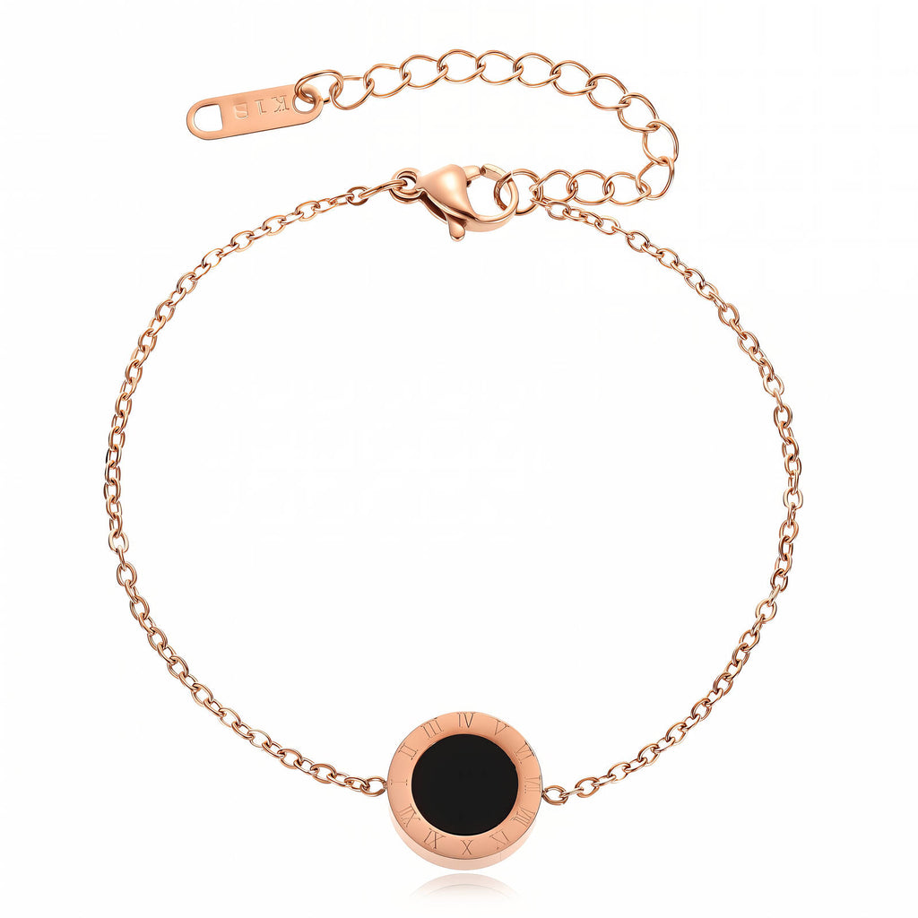 Roségold Armband – Römische Ziffern