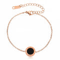 Roségold Armband – Römische Ziffern