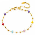 Buntes Perlenarmband