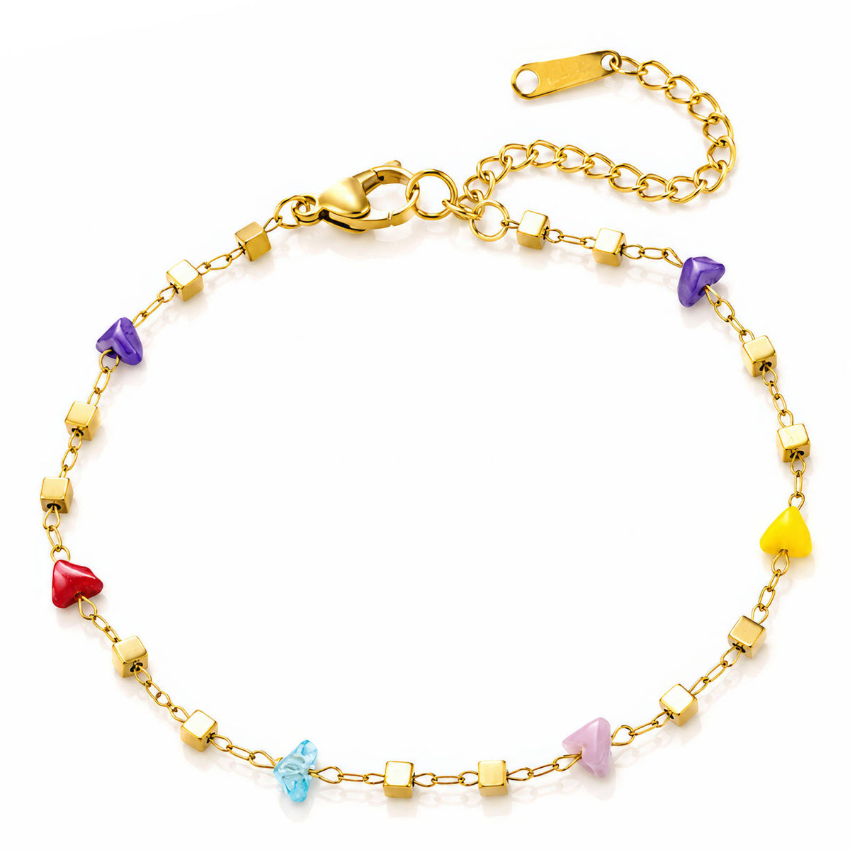 Buntes Perlenarmband
