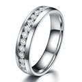 Silberner Zirkonia Ring