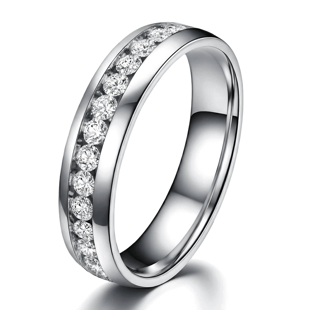 Silberner Zirkonia Ring