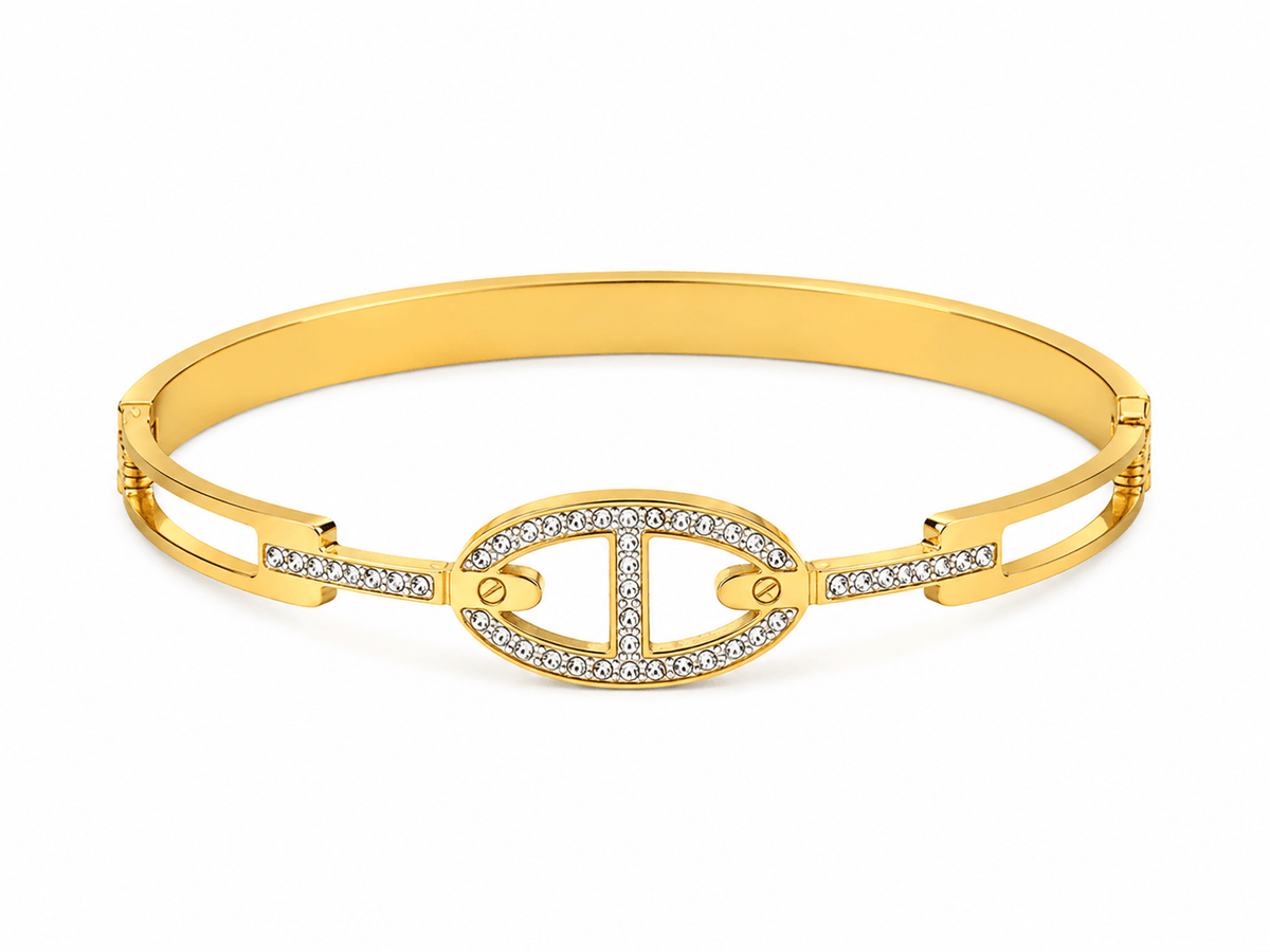 Stainless Steel Bracelet elegant open bangle