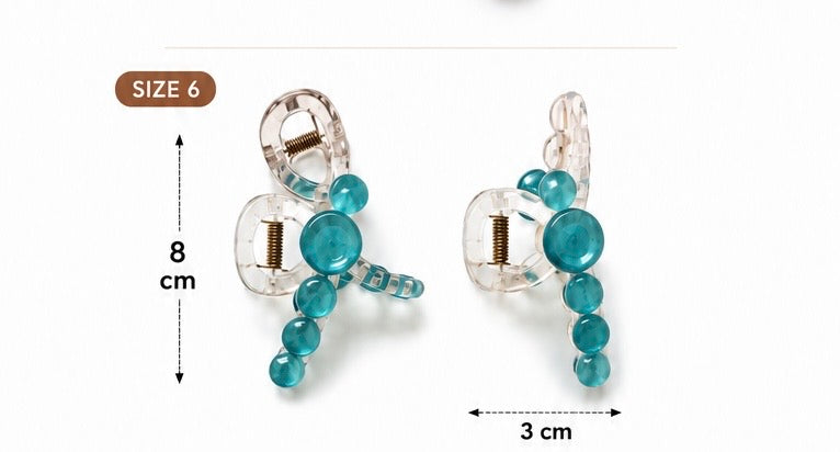 Transparente Bubble Haarspange