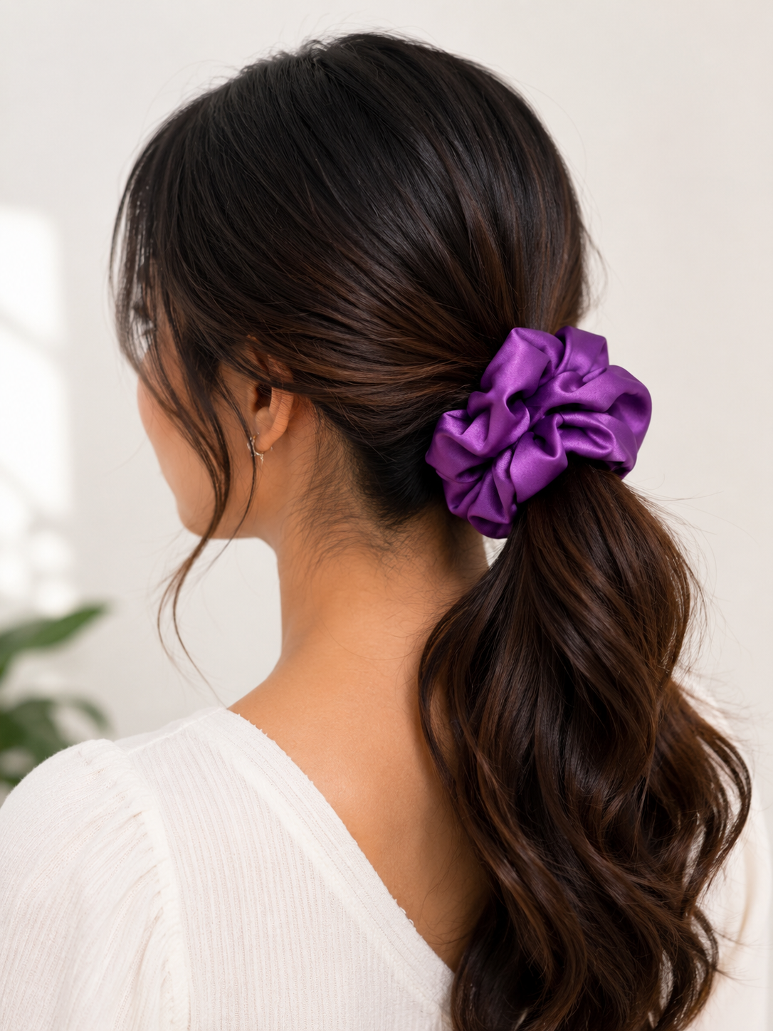 Satin Scrunchie – Weiches Haargummi für Damen 9