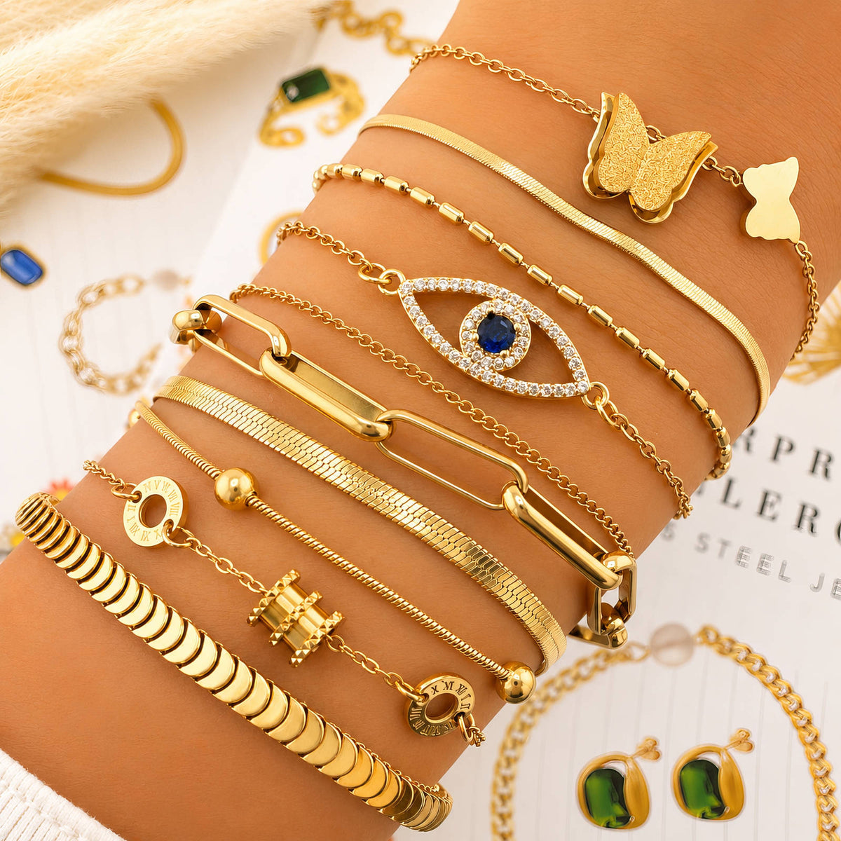 Schmetterling Armband