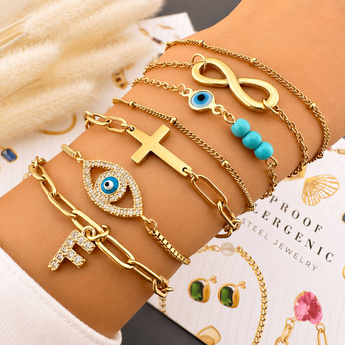 Evil Eye Armband