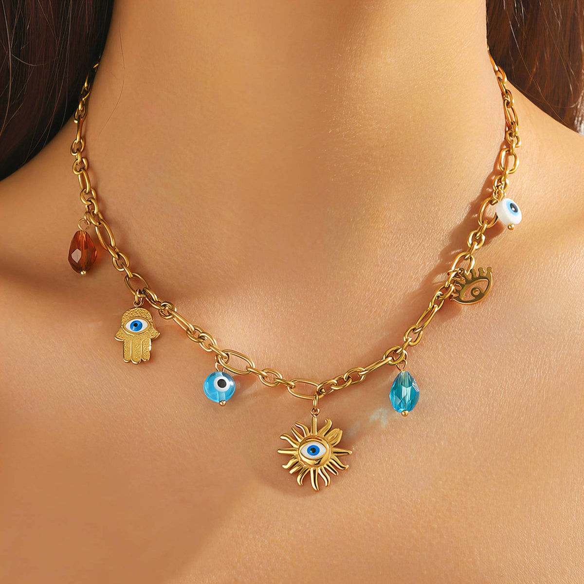 Evil Eye Halskette