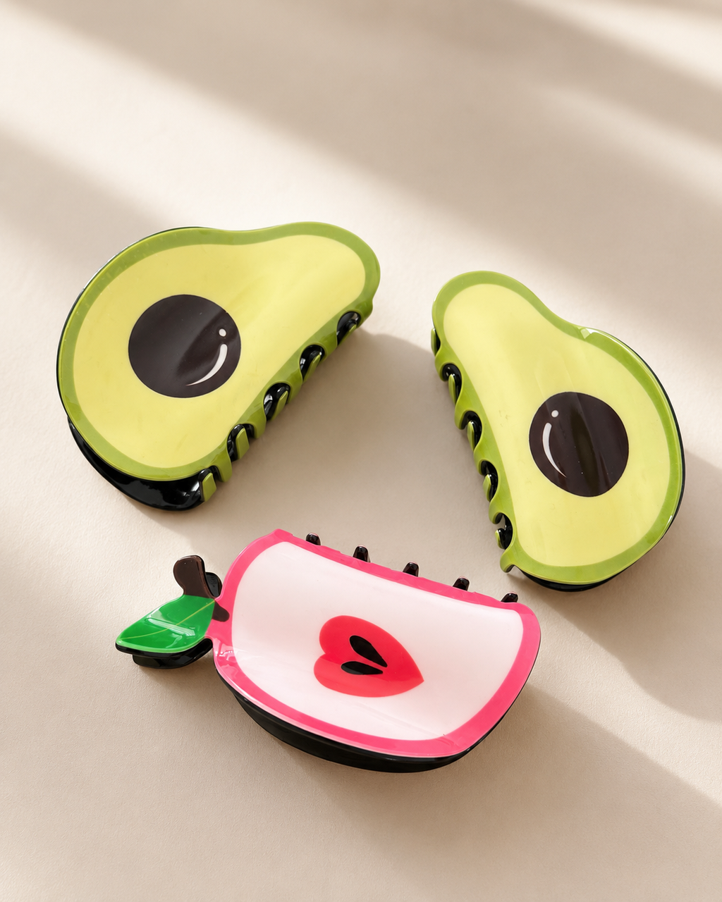 Frucht Haarklammer 6 cm