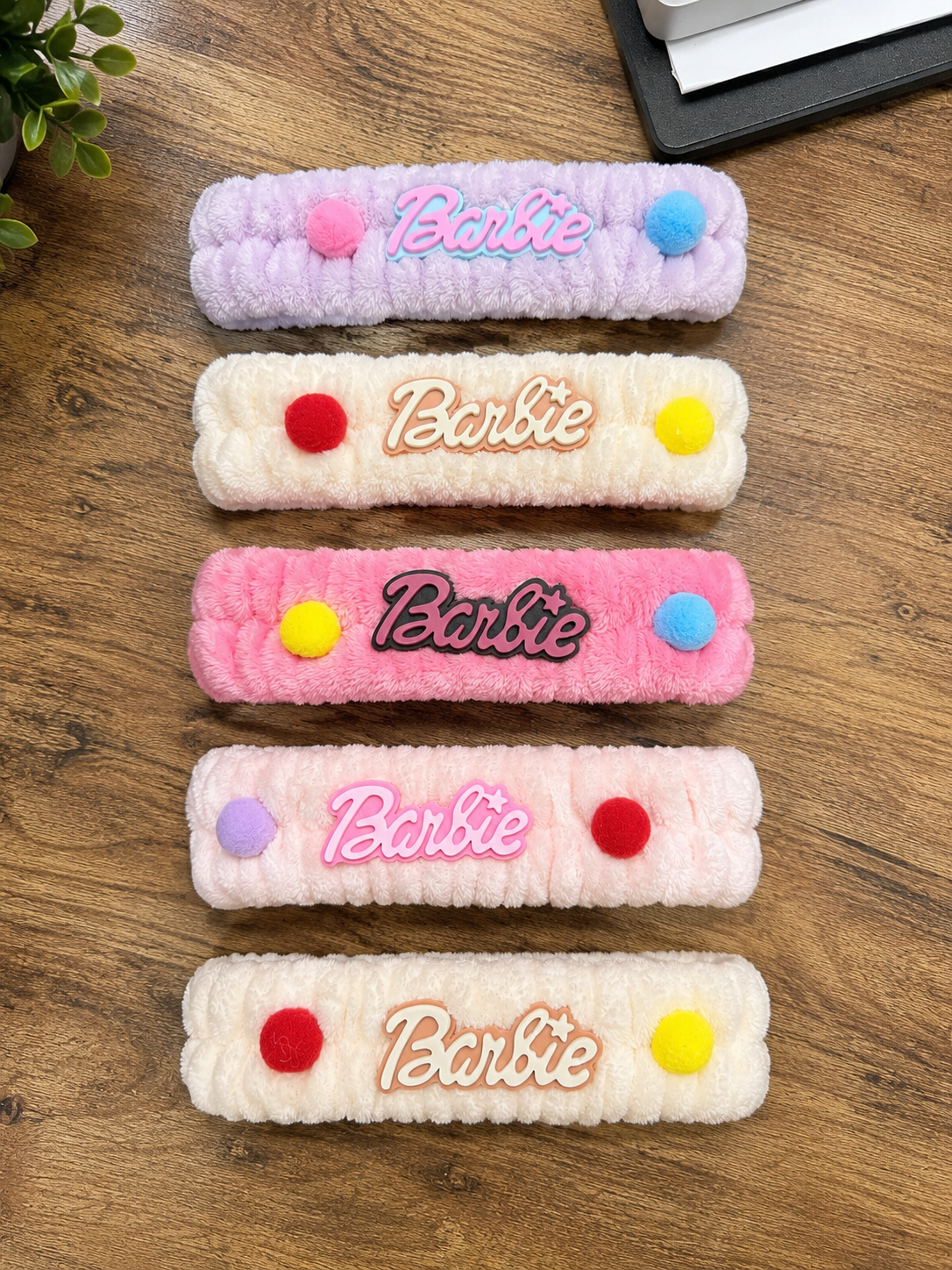 Barbie Kosmetik-Stirnband – Weiches Spa & Make-up Haarband