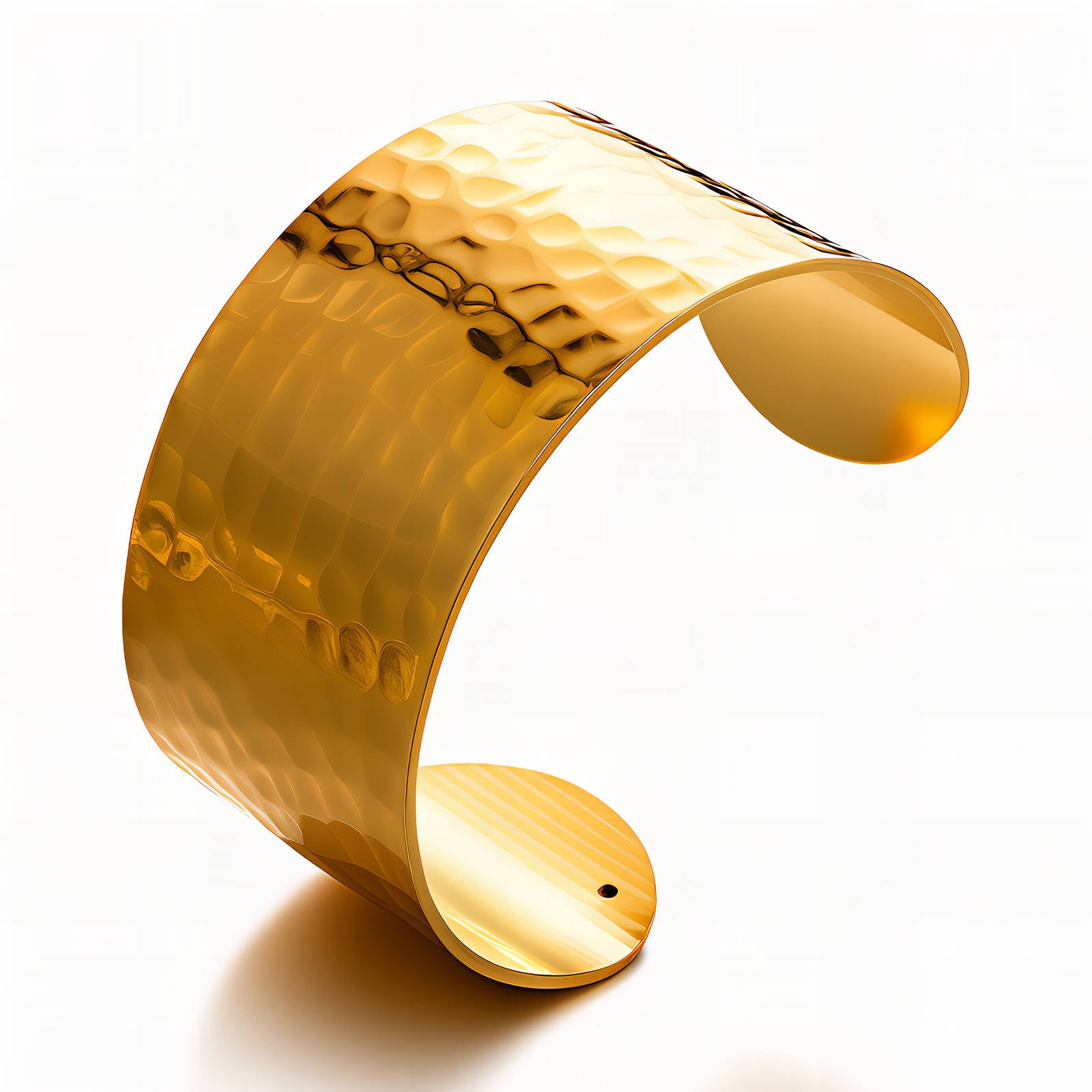 Breiter Armreif – 18K vergoldeter Edelstahl, wasserfest