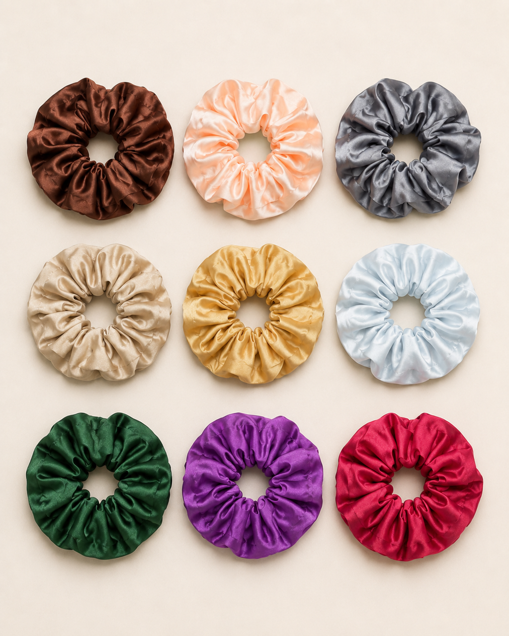Satin Scrunchie – Weiches Haargummi für Damen 9