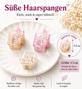 Haarspange mit Blumen – 5,5 cm