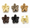 Matte Mini claw clips-set of 6