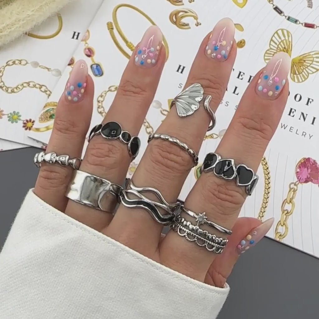 Herzring aus Edelstahl – Verstellbar