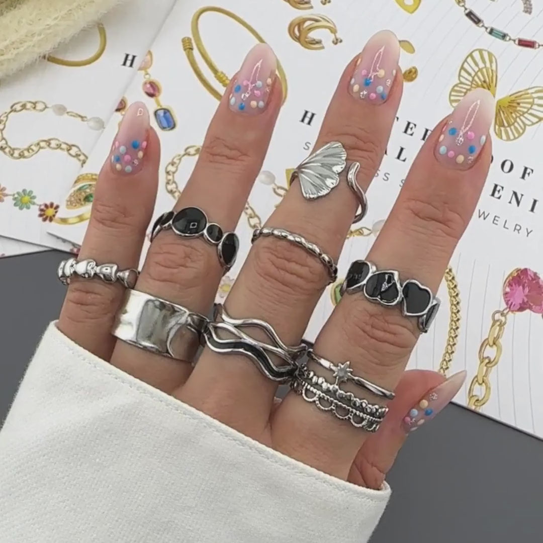 Herzring aus Edelstahl – Verstellbar