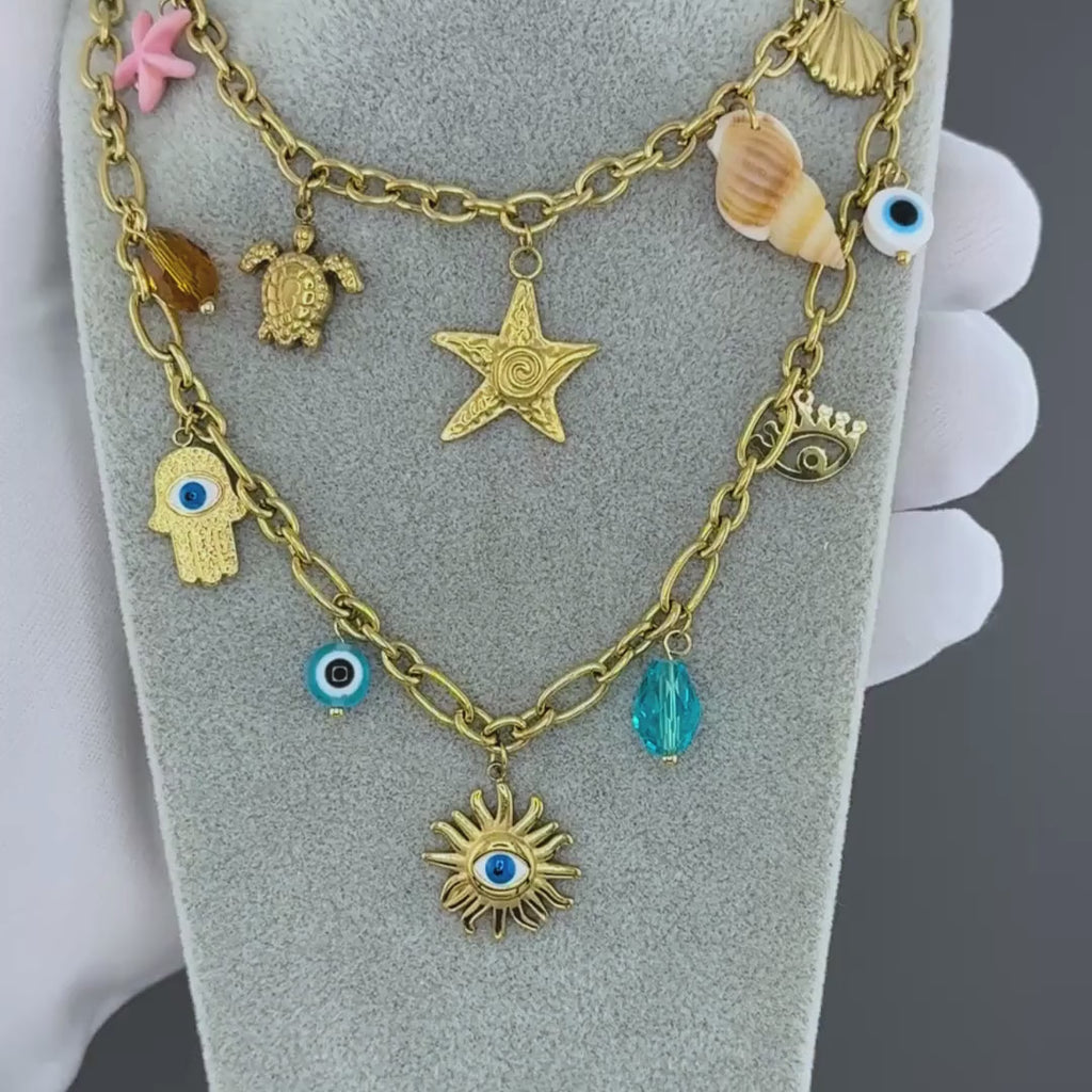 Evil Eye Halskette