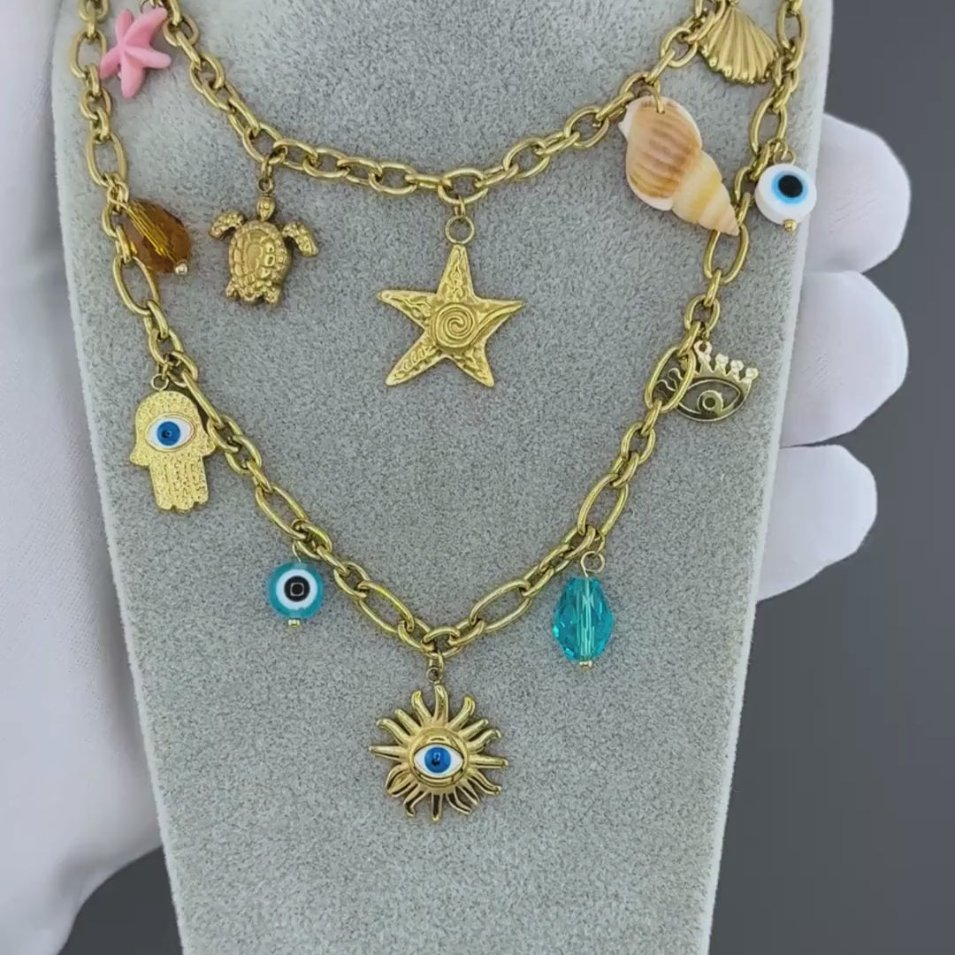 Evil Eye Halskette